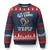 Funny If I Ever Get Rabies You're High On My Bitin' List Racoon Ugly Christmas Sweater - Print Your Wear