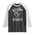 Funny If I Ever Get Rabies You're High On My Bitin' List Racoon Raglan Shirt TS11 Black White Print Your Wear
