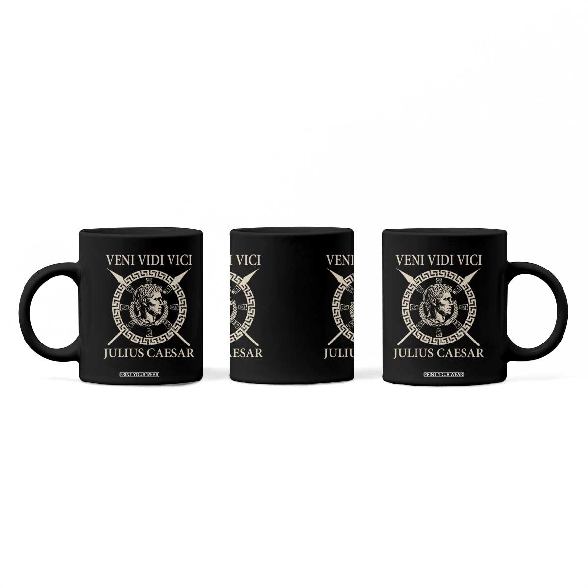 Julius Caesar Coffee Mug Veni Vidi Vici Roman History TS11 Print Your Wear