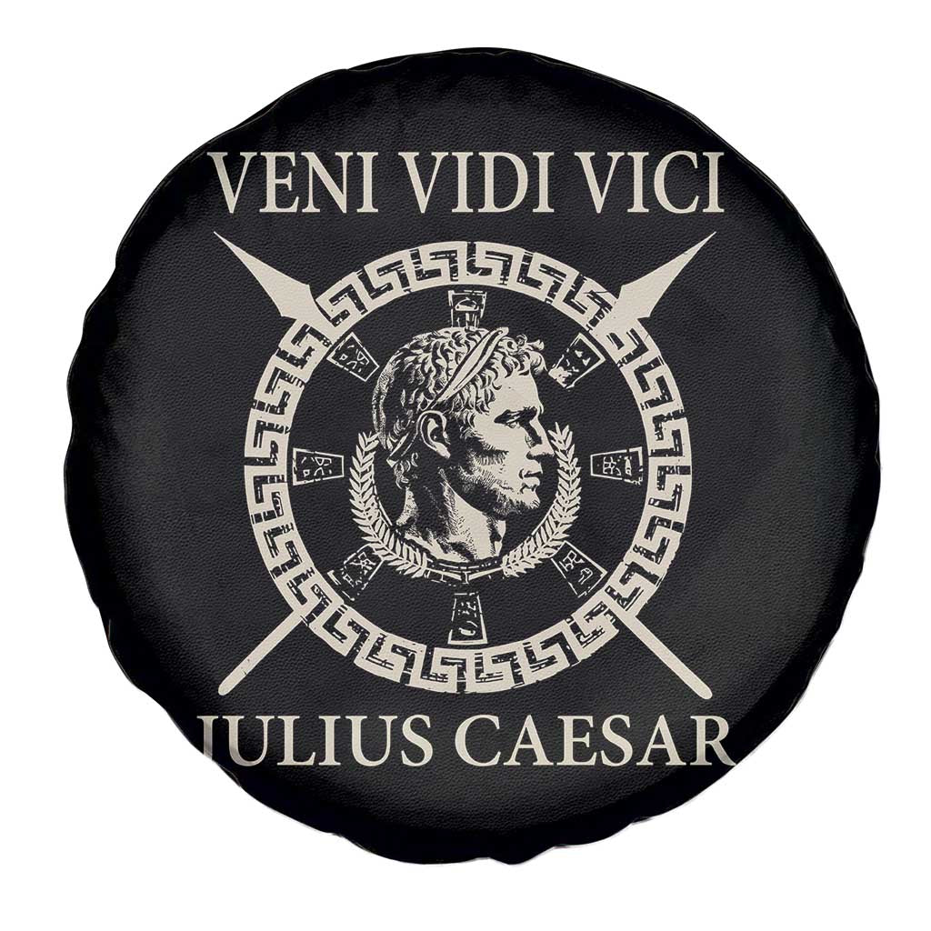Julius Caesar Spare Tire Cover Veni Vidi Vici Roman History TS11 Print Your Wear