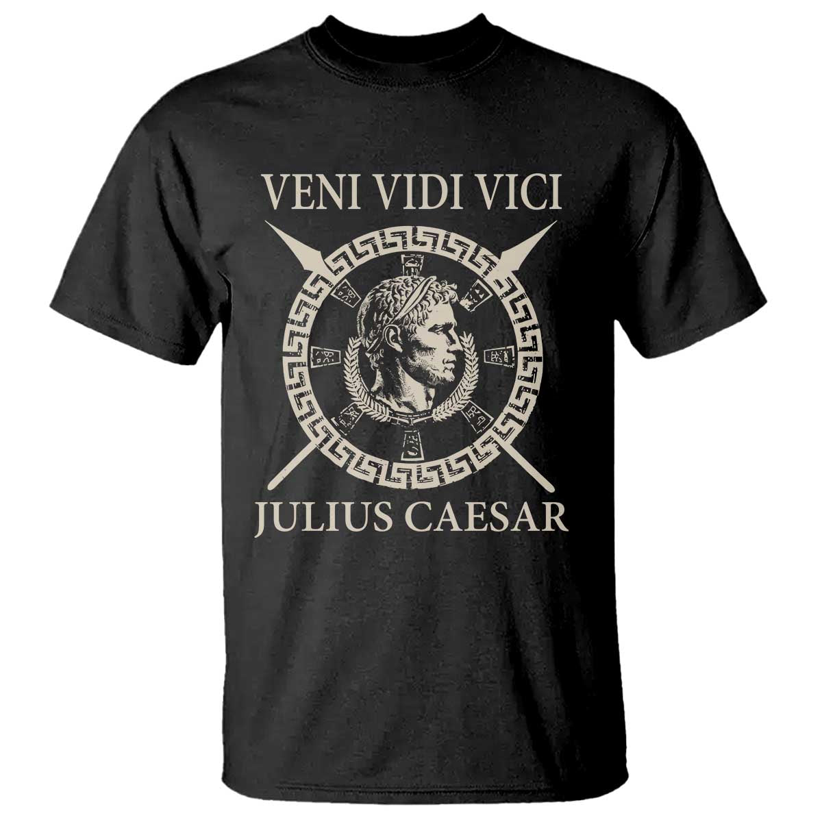 Julius Caesar T Shirt Veni Vidi Vici Roman History TS11 Black Print Your Wear