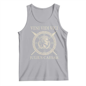 Julius Caesar Tank Top Veni Vidi Vici Roman History TS11 Athletic Heather Print Your Wear