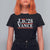 J.D Vance'28 T Shirt For Women US Presidential Election Vintage Stripes TS11 Black Print Your Wear