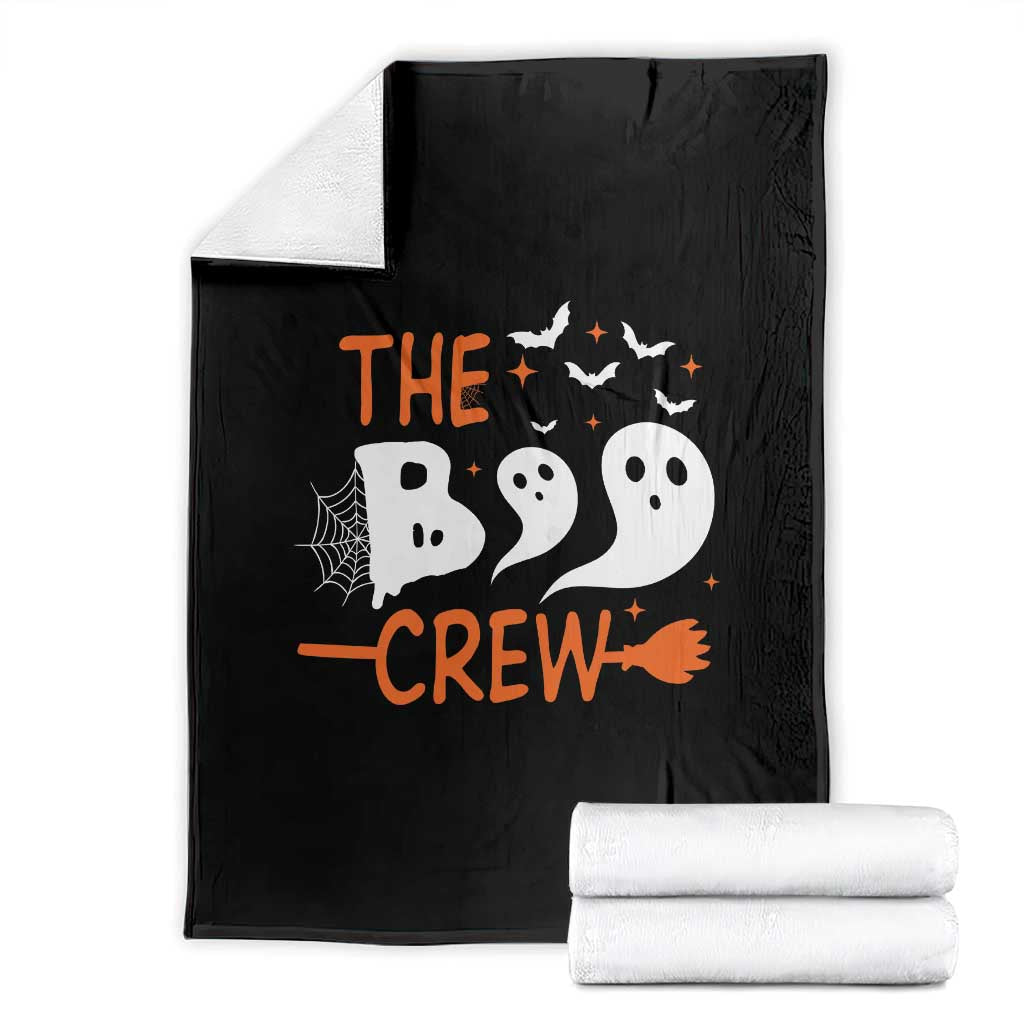 Halloween Throw Blanket The Boo Crew Trick Or Treat Ghost Squad TS11 Black Print Your Wear