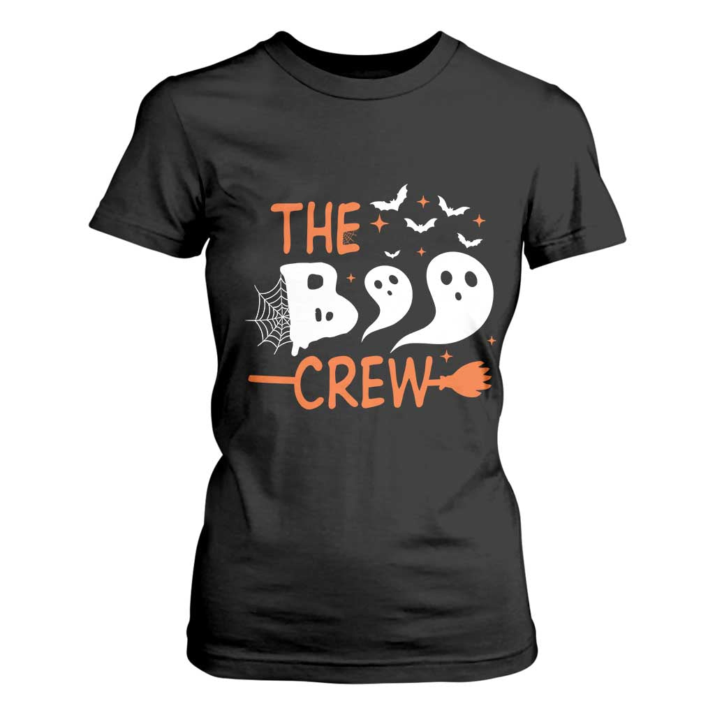 Halloween T Shirt For Women The Boo Crew Trick Or Treat Ghost Squad TS11 Black Print Your Wear