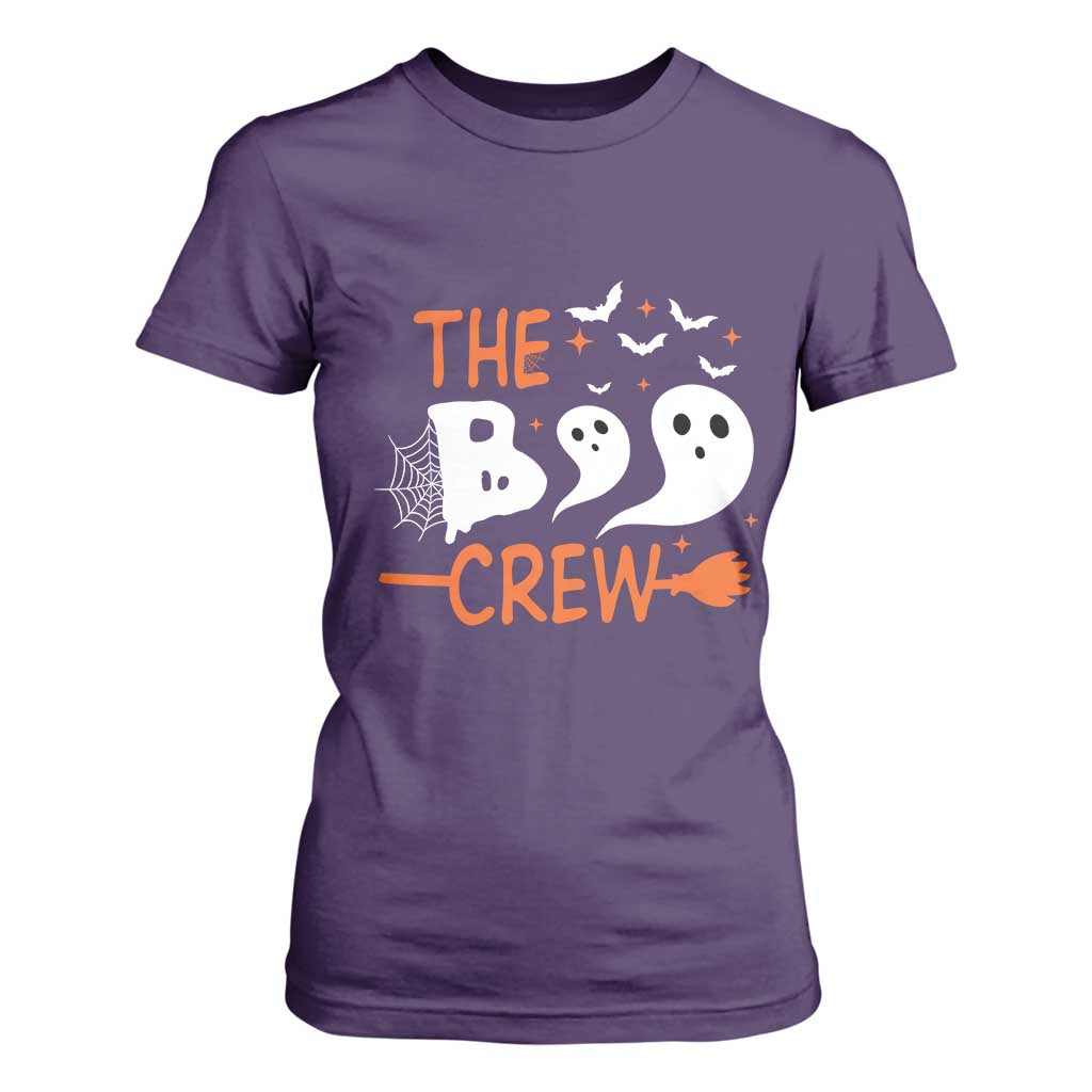 Halloween T Shirt For Women The Boo Crew Trick Or Treat Ghost Squad TS11 Purple Print Your Wear
