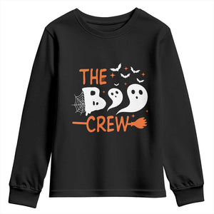Halloween Youth Sweatshirt The Boo Crew Trick Or Treat Ghost Squad TS11 Black Print Your Wear