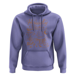 Halloween Cowgirl Hoodie Howdy Witches Retro Cowboy Boots Witch Hat Broom TS11 Violet Print Your Wear