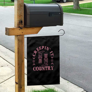 Halloween Cowgirl Garden Flag Creepin It Country Cowboy Boots Witch Socks Pentagram TS11 Print Your Wear