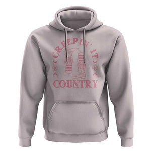 Halloween Cowgirl Hoodie Creepin It Country Cowboy Boots Witch Socks Pentagram TS11 Ice Gray Print Your Wear