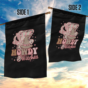Halloween Cowgirl Garden Flag Howdy Witches Cowboy Boots Witch Hat Thunder TS11 Print Your Wear