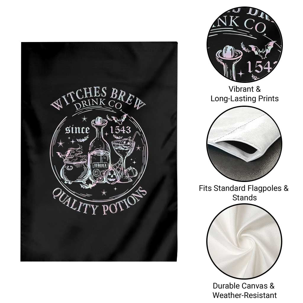 Halloween Witch Drinks Garden Flag Witches Brew Drink Co Quality Potions Since 1543 TS11 Print Your Wear