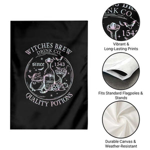 Halloween Witch Drinks Garden Flag Witches Brew Drink Co Quality Potions Since 1543 TS11 Print Your Wear