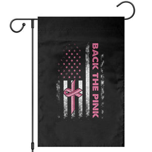 Breast Cancer Awareness Garden Flag Back The Pink Warrior American Flag TS11 Black Print Your Wear