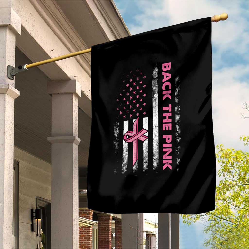 Breast Cancer Awareness Garden Flag Back The Pink Warrior American Flag TS11 Print Your Wear