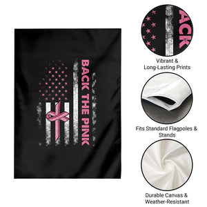 Breast Cancer Awareness Garden Flag Back The Pink Warrior American Flag TS11 Print Your Wear