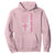 Breast Cancer Awareness Hoodie Back The Pink Warrior American Flag TS11 Light Pink Print Your Wear