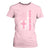 Breast Cancer Awareness T Shirt For Women Back The Pink Warrior American Flag TS11 Light Pink Print Your Wear