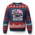 Funny Save Motor Boating Ugly Christmas Sweater Breast Cancer Pink Ribbon TS11 Navy Red Print Your Wear