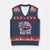 Funny Save Motor Boating V-Neck Knit Sweater Vest Breast Cancer Pink Ribbon TS11 Navy Red Print Your Wear