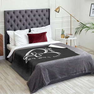 Jesus The Way The Truth The Life Throw Blanket Christian Cross With Heart TS11 Print Your Wear