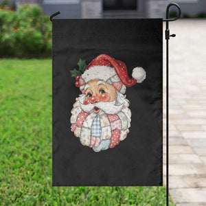 Vintage Retro Patchwork Santa Xmas Garden Flag Merry Christmas Holiday TS11 Print Your Wear