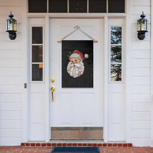 Vintage Retro Patchwork Santa Xmas Garden Flag Merry Christmas Holiday TS11 Print Your Wear
