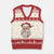 Vintage Retro Patchwork Santa Xmas V-Neck Knit Sweater Vest Merry Xmas Holiday TS11 Beige Red Print Your Wear