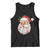 Vintage Retro Patchwork Santa Xmas Tank Top Merry Christmas Holiday TS11 Black Print Your Wear