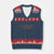 Funny Inspirational Quote V-Neck Knit Sweater Vest My Energy Is A Luxury Sparkle Star TS11 Navy Red Print Your Wear
