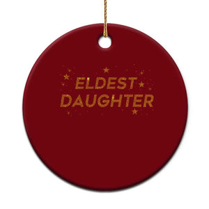 Eldest Daughter Ceramic Ornament Trendy Life of A Daughter TS11 1pc Red Print Your Wear