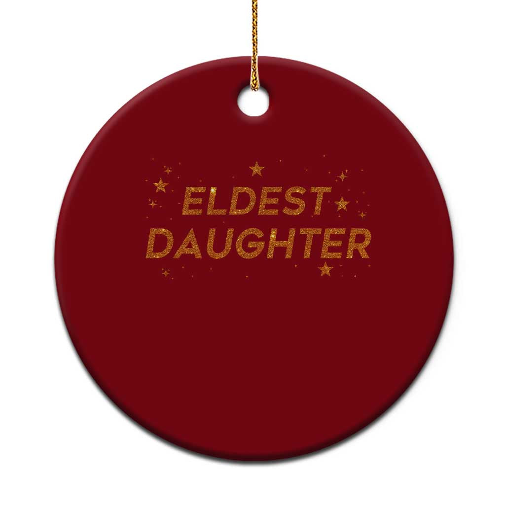 Eldest Daughter Ceramic Ornament Trendy Life of A Daughter TS11 1pc Red Print Your Wear