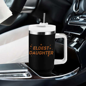 Eldest Daughter Tumbler With Handle Trendy Life of A Daughter TS11 Print Your Wear