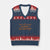 Funny The Life Of An Eldest Daughter V-Neck Knit Sweater Vest Sparkle Star TS11 Navy Red Print Your Wear