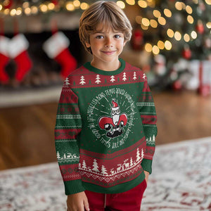 Funny Cajun Louisiana Xmas Ugly Christmas Sweater Laissez Les Bons Temps Rouler & Joyeux Merry Christmas Santa Saint Symbol TS11 Christmas Print Your Wear