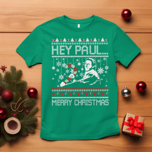 Funny Christmas Psycho T Shirt Hey Paul Merry Christmas Serrial Killer Movie TS11 Irish Green Print Your Wear