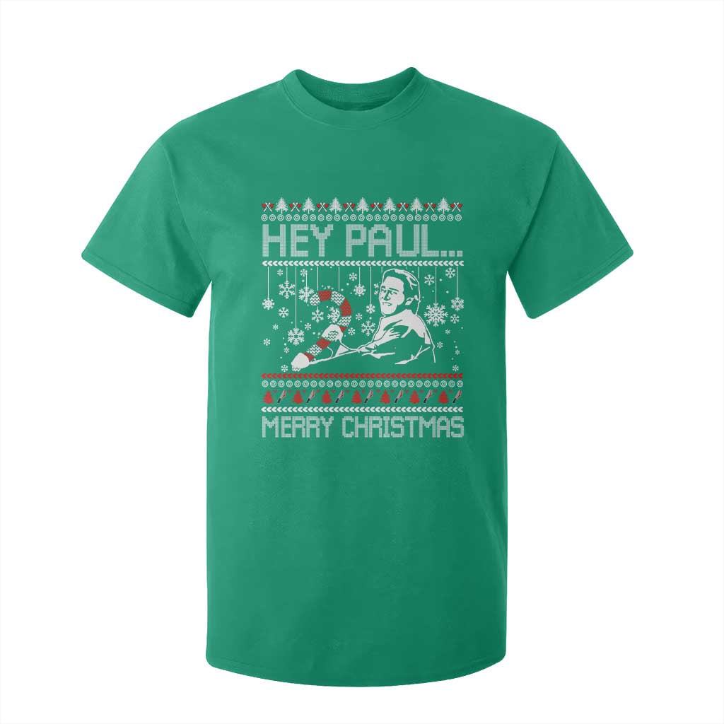 Funny Christmas Psycho T Shirt For Kid Hey Paul Merry Christmas Serrial Killer Movie TS11 Irish Green Print Your Wear