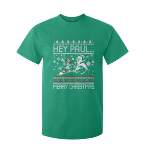 Funny Christmas Psycho T Shirt For Kid Hey Paul Merry Christmas Serrial Killer Movie TS11 Irish Green Print Your Wear