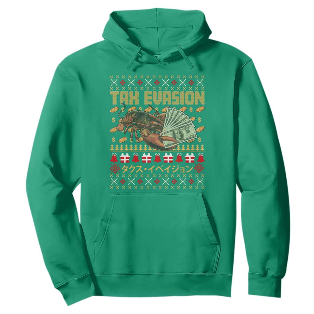 Tax Evasion Lobster Christmas Hoodie Funny Sarcasm Oddly Specific Meme TS11 Irish Green Print Your Wear