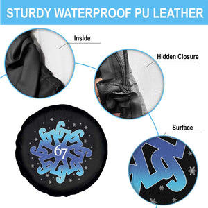 Funny 67 Christmas Snowflake Spare Tire Cover Six Seven Meme Xmas TS11 Print Your Wear