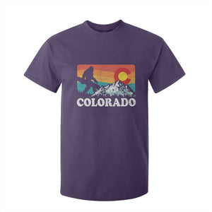 Funny Colorado Snowboarding Bigfoot Mountain Winter Sport T Shirt For Kid TS11 Purple Print Your Wear