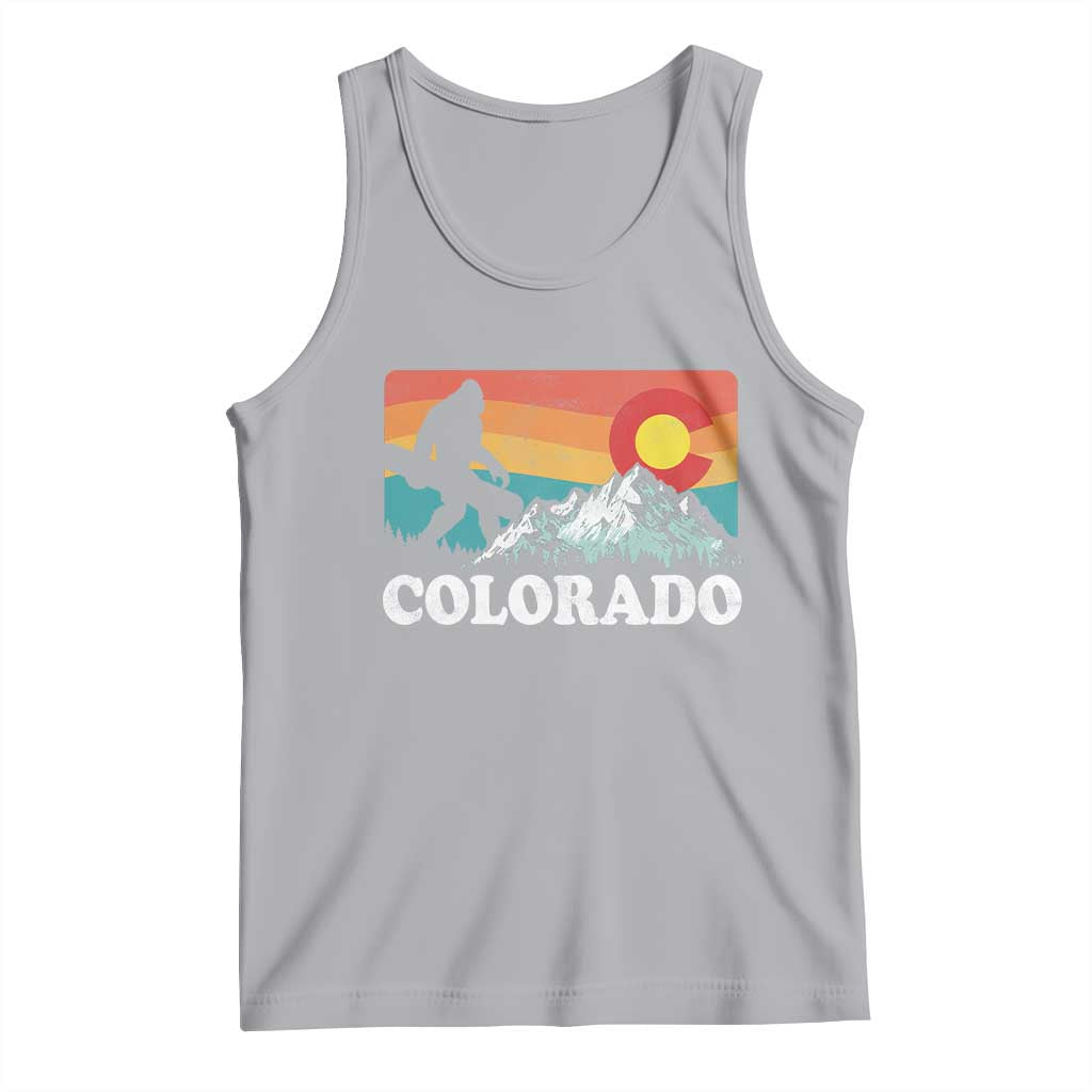 Funny Colorado Snowboarding Bigfoot Mountain Winter Sport Tank Top TS11 Athletic Heather Print Your Wear
