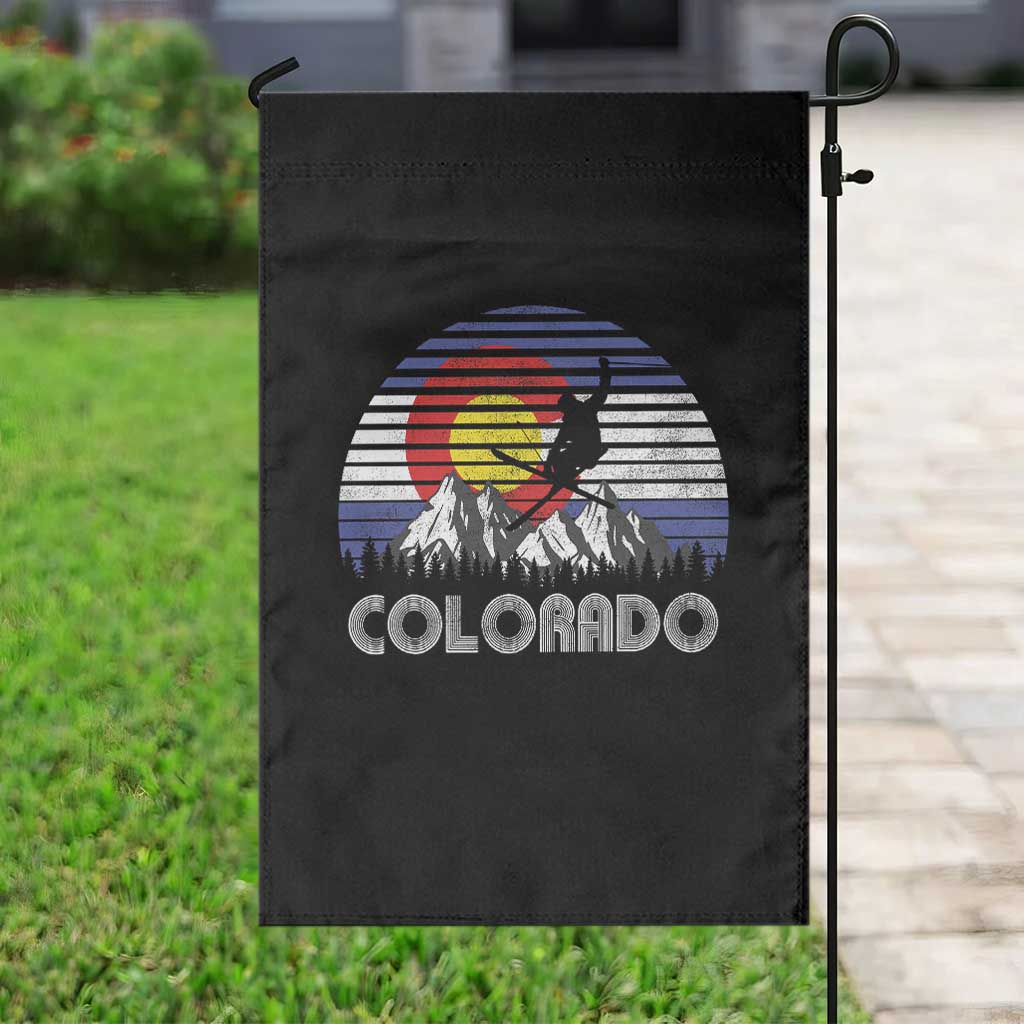 Ski Skiing Colorado Snow Mountain Winter Sport Garden Flag TS11 Print Your Wear
