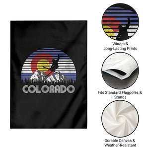 Ski Skiing Colorado Snow Mountain Winter Sport Garden Flag TS11 Print Your Wear