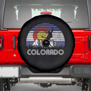 Ski Skiing Colorado Snow Mountain Winter Sport Spare Tire Cover TS11 Black Print Your Wear