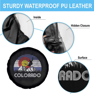 Ski Skiing Colorado Snow Mountain Winter Sport Spare Tire Cover TS11 Print Your Wear