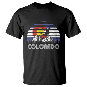 Ski Skiing Colorado Snow Mountain Winter Sport T Shirt TS11 Black Print Your Wear