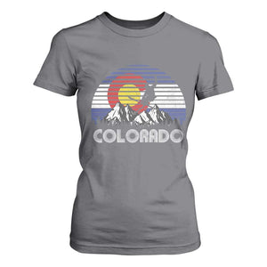 Ski Skiing Colorado Snow Mountain Winter Sport T Shirt For Women TS11 Charcoal Print Your Wear