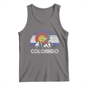 Ski Skiing Colorado Snow Mountain Winter Sport Tank Top TS11 Deep Heather Print Your Wear