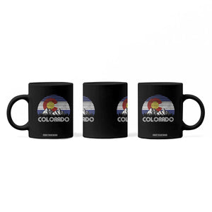 Colorado Flag Mountain 70s Retro Patriotic Colorado State Day Coffee Mug TS11 Print Your Wear